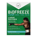 Boxout LLC Biofreeze Menthol Pain Relief Patches, Large (120/CS) 