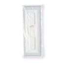 Cleanroom Wet Mop Pad Contec Klean Max Sealed Edge Medium White Microfiber / Polyester Disposable (24/CS)