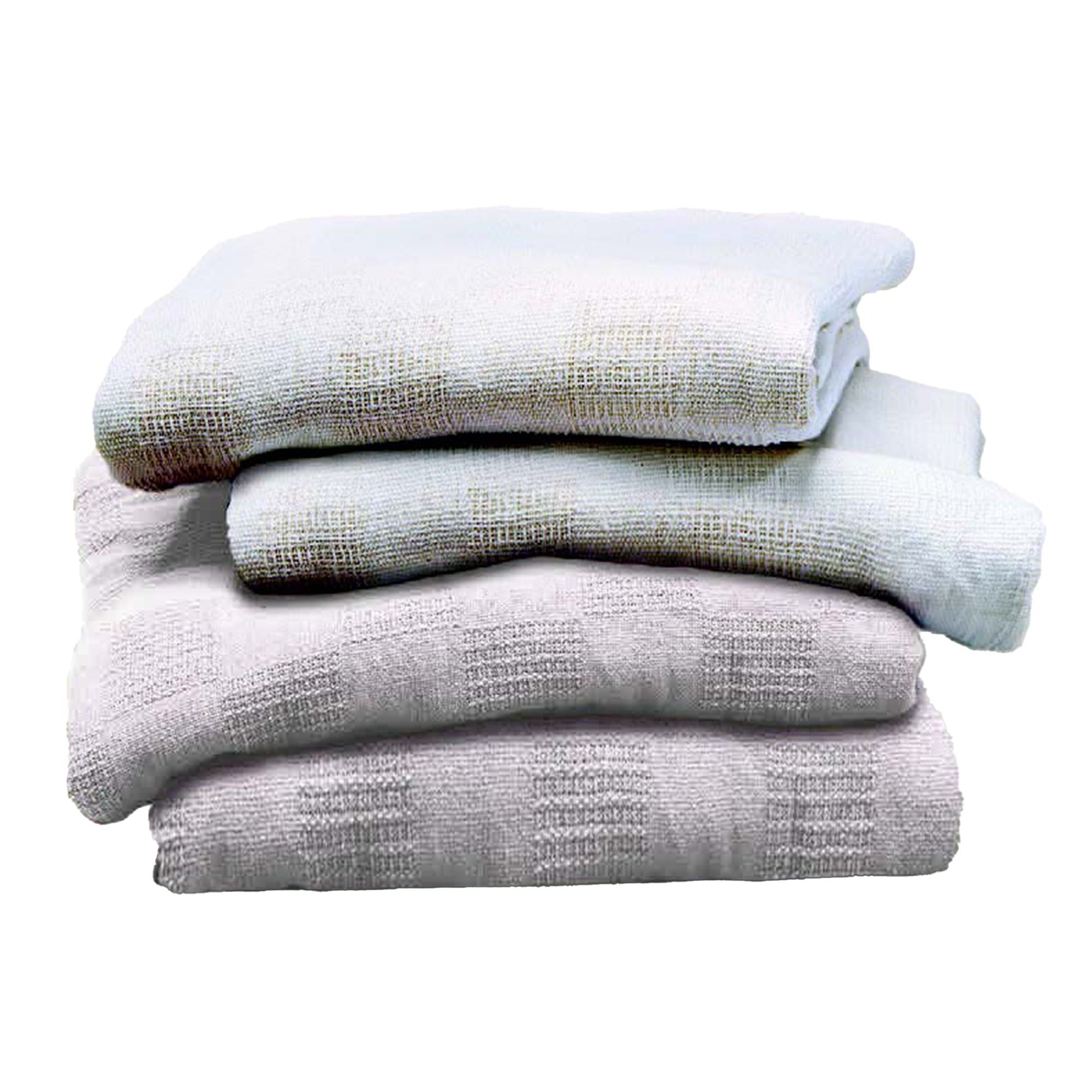 The Pillow Factory Division Leno White Thermal Blanket, 66 x 90 Inch 