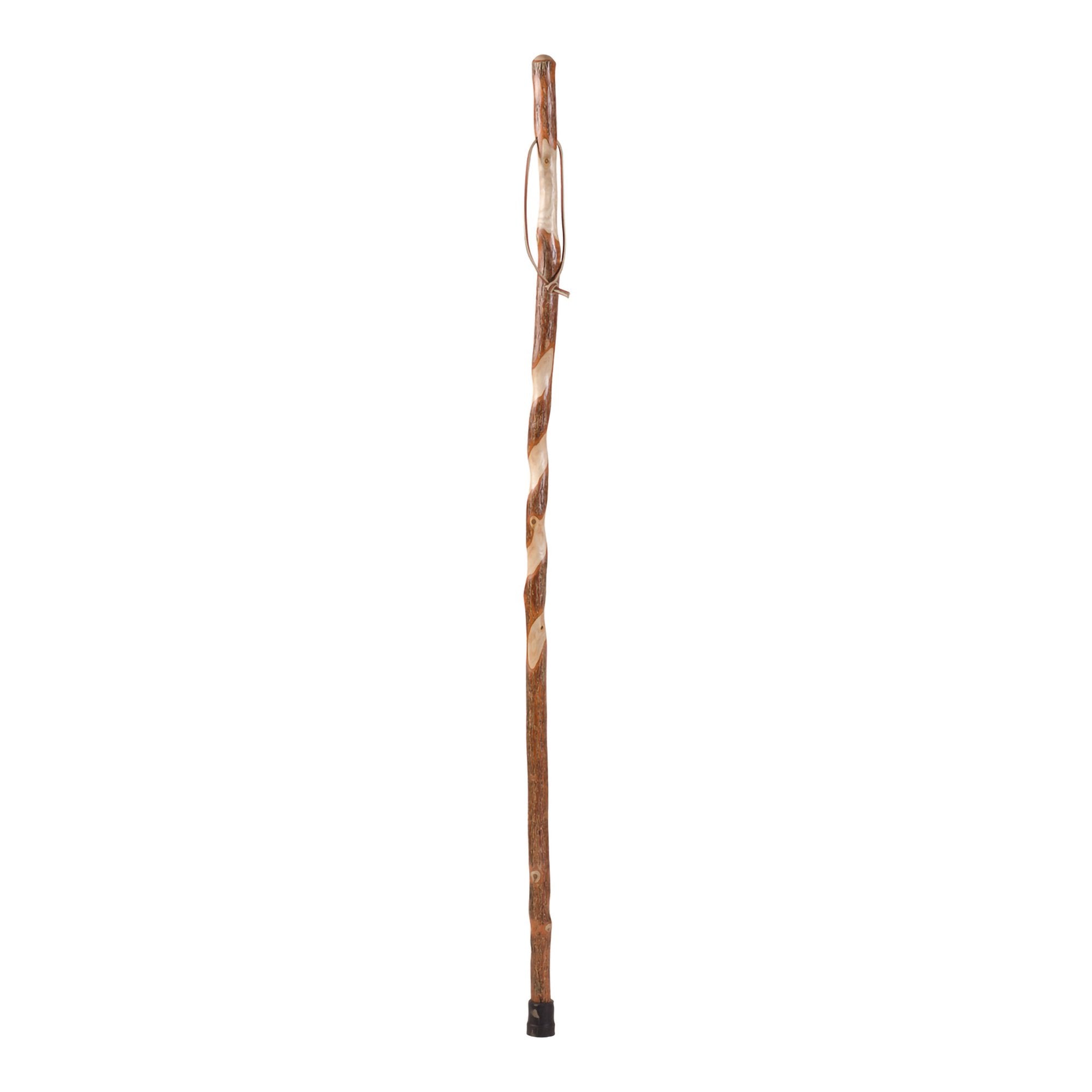 Mabis Healthcare Brazos Sassafras Rustic Walking Stick, 58-Inch 