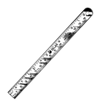 Steel Ruler - 8" - 06-2862 