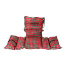 Mabis Healthcare DMI Comfort Wheelchair Cushion, Plaid 