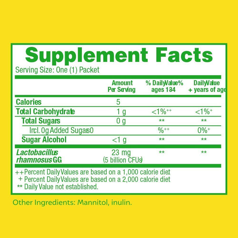Culturelle Pediatric Probiotic Dietary Supplement (Box of 30)