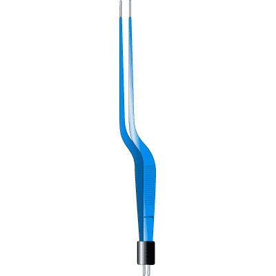 Sklar Bipolar Gerald Bayonet Dressing Forceps - 7", Straight, Smooth - 91-6103 