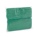 Wet Mop Pad Bound Edge Green Polyester / Polyamide Reusable (10/CS)
