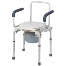 Mabis Healthcare Mabis Drop-Arm Steel Commode 
