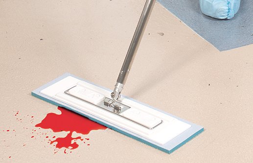 Wet Mop Pad Contec Premira High Sorbency White Microfiber Disposable (Case of 54)