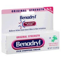 Benadryl Itch Stopping Cream Original Strength (Case of 24)