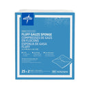 Bulkee Sterile Fluff Dressing, 4 x 4 Inch, 12-Ply (Case of 600)