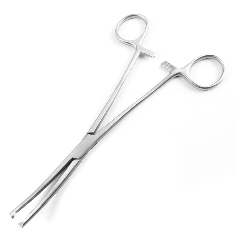 Surgi-OR Rochester-Ochsner Forceps - 7-1/4", Curved, Serrated, 1x2 Teeth - 95-525