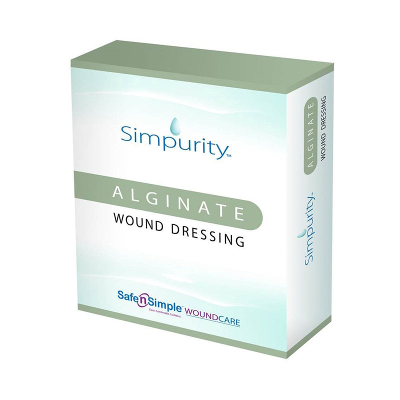 Simpurity Alginate Dressing, 4 x 8 Inch (80/CS)