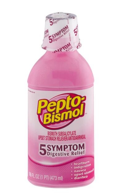 Anti-Diarrheal Pepto Bismol 262 mg Strength Liquid 8 oz. (Each)