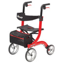 drive Nitro Four-Wheel Rollator, Red (Each)