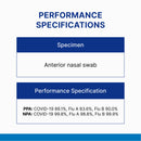 CorDx Inc Respiratory Test Kit Tyfast Flu A/B & COVID-19 At Home Multiplex Rapid Test 1 Test per Kit (10/BX)
