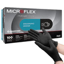 Microflex Medical Microflex MidKnight Touch 93-735 Nitrile Exam Glove, Large, Black (1000/CS)