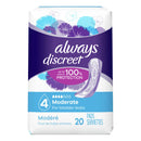 Always Discreet Bladder Control Pad, Moderate (Case of 60)