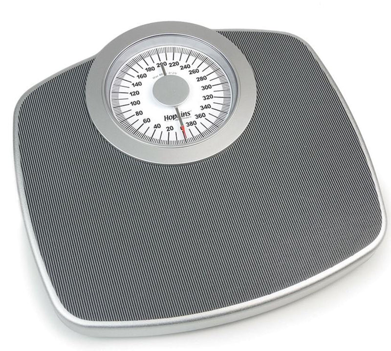 Hopkins Medical Products Floor Scale Dial Display 400 lbs. / 181 kg Capacity Gray Analog 