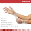 McKesson Vinyl Exam Glove, Small, Clear (Case of 1000)