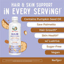 Mary Ruth's Hair Growth Max Liposomal, Almond Cookie Flavor, 15.22-ounce Bottle (Case of 6)