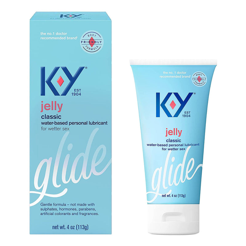 K-Y Glide Personal Lubricant, 4-ounce Tube (Each)