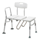 Splash Defense Knocked Down Bath Transfer Bench, 17½ – 22½ Seat Height (Each)