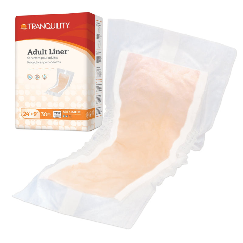 Principle Business Enterprises Tranquility Moderate Incontinence Liner, 9 x 24 Inch (120/CS) 