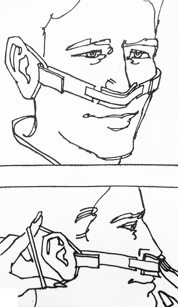 Shippert Aesthetics Dale Nasal Dressing Holder
