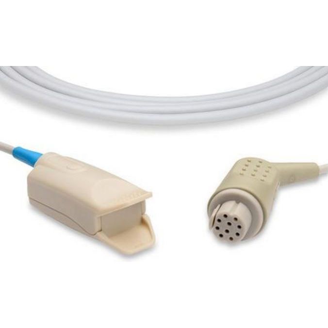 Datex Ohmeda Direct Connect SpO2 Sensor  10-Pin - Adult Clip