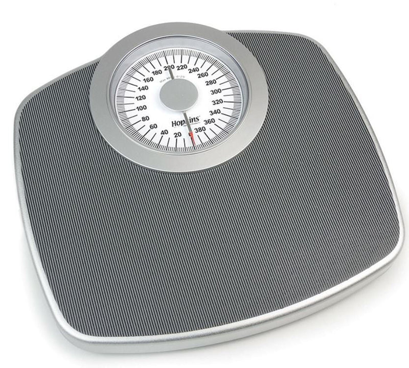 Floor Scale Dial Display 400 lbs. / 181 kg Capacity Gray Analog (Each)