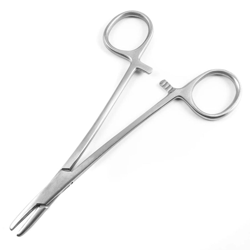 Econo Sterile Halsey / Webster Needle Holder - 5", Serrated, Disposable, CS 25 - 96-2353 