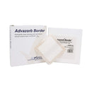 Advazorb Border Silicone Face and Border, 6 x 6 Inch (Box of 10) 