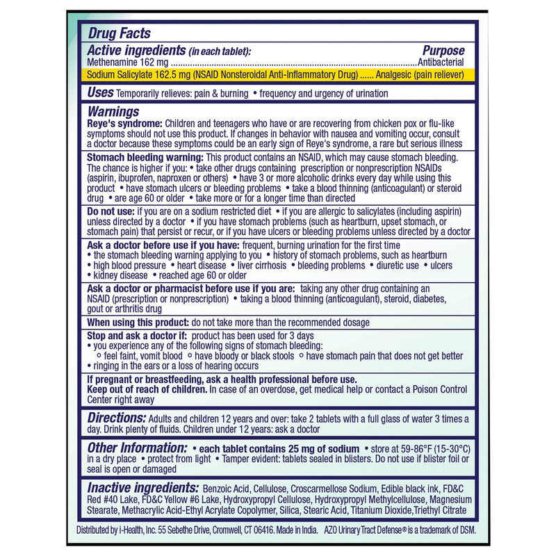 AZO Urinary Tract Defense Tablets (24/CS) 