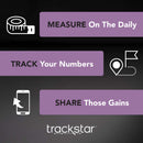 Floor Scale Trackstar Digital Display 550 lbs. / 250 kg Weight Capacity Black Battery Operated (Case of 6)