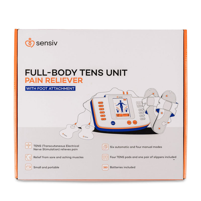 Sensiv Full-Body TENS Pain Relief Therapy with Foot Attachment (Case of 10)