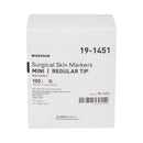 McKesson Brand McKesson Skin Marker, Prep-Resistant Gentian Violet Ink, Regular Tip, Mini Size (100/BX)