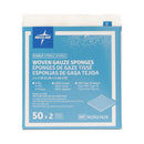 Medline Sterile USP Type VII Gauze Sponge, 2 x 2 Inch, 8-Ply (Case of 3000)