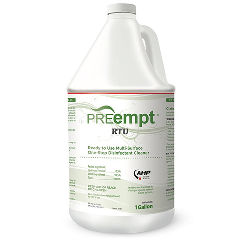 Contec Inc PREempt RTU Surface Disinfectant Cleaner, 1 gal. Jug (4/CS) 