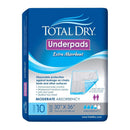 TotalDry Incontinence Underpads, Heavy Absorbency, Blue, 30 x 36 Inch (Case of 100)