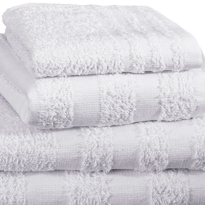 The Pillow Factory Division Merit Trio Cotton Washcloth, White, 12 x 12 Inch (12/DZ)