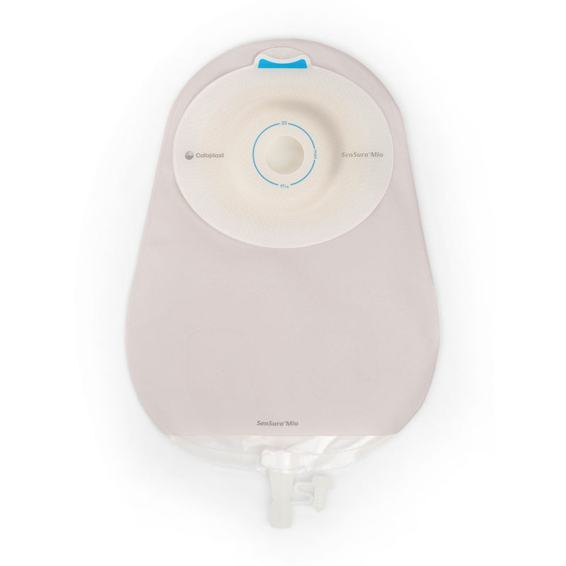 Urostomy Pouch SenSura Mio One-Piece System Convex, Pre-Cut 7/8 Inch Stoma Drainable (10/BX) 