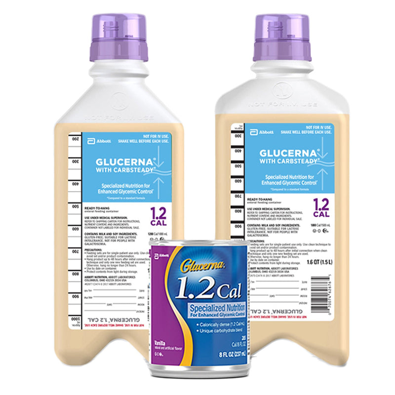 Glucerna with Carbsteady 1.2 Cal Tube Feeding Formula, 1500 mL Carton (6/CS)