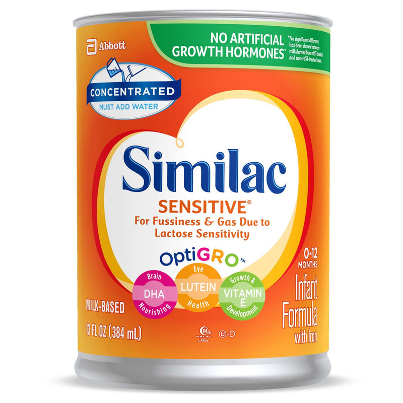 Similac Sensitive Infant Formula, 13-ounce can (Case of 12)