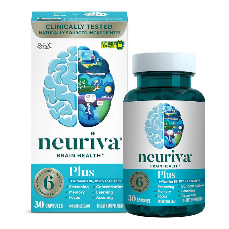 Brain Health Supplement neuriva Plus Coffee Fruit Extract (Coffea arabica) / Phosphatidylserine 200 mg - 100 mg Strength Capsule 30 per Bottle 