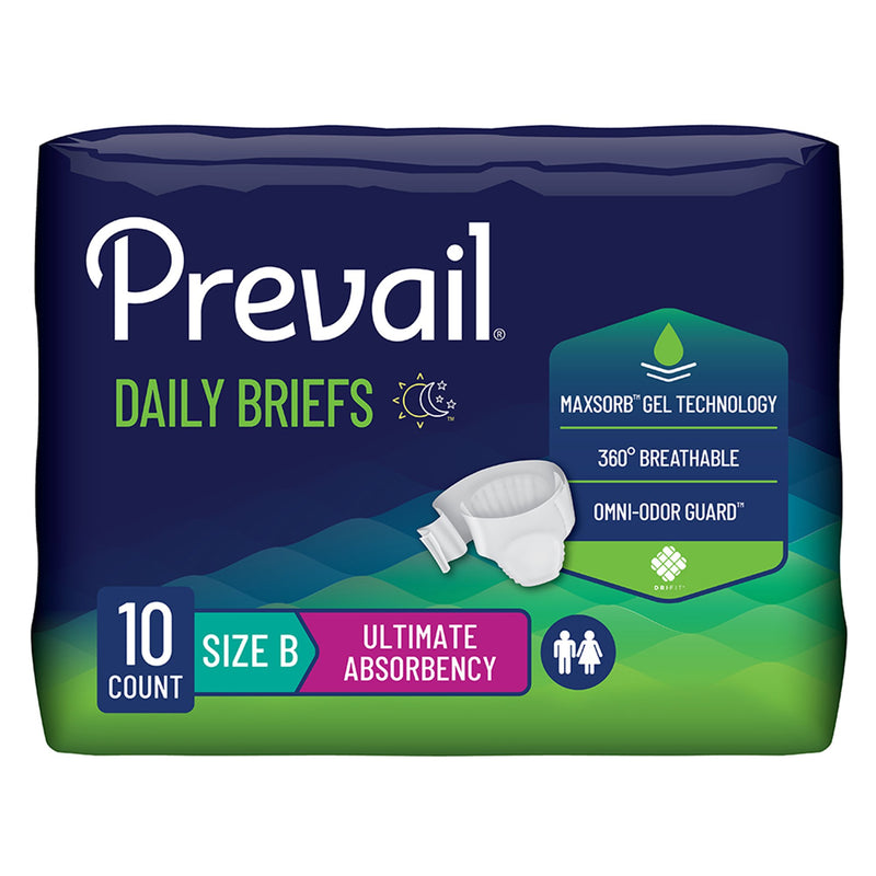 First Quality Products LLC Prevail Bariatric Ultimate Absorbency Incontinence Brief, Size B (4/CS)