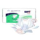 Seni Super Plus Overnight Heavy Absorbency Incontinence Brief, Extra Large (Case of 75)