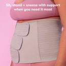 Abdominal Binder Fridababy Small / Medium Hook and Loop Strap Closure 29 to 46 Inch Waist Circumference Adult (Case of 4) 