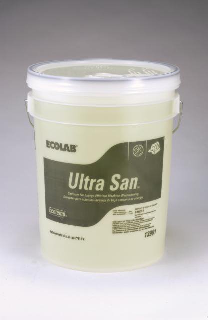 Ecolab ET Ultra San Sanitizer Dish Detergent 