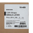 McKesson Brand McKesson Single Layer Sterilization Wrap, 30 x 30 Inch (5/CS) 