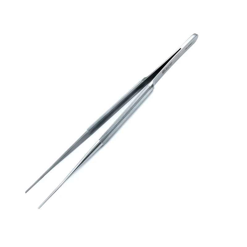 Sklar Toledo Micro Forceps - 8-1/4", Straight, 1x2 Rows of Atraumatic Fine Teeth - 98-9205