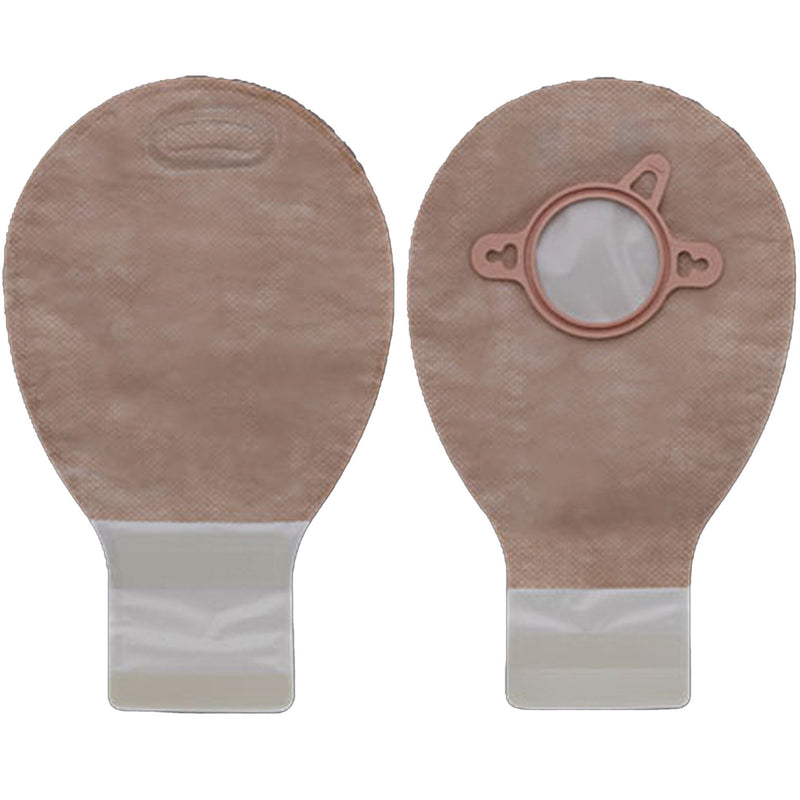 Hollister New Image 18284 Two-Piece Beige Ostomy Pouch, Pre-cut to Fit 70 mm Stomas, Blue (20/BX) 